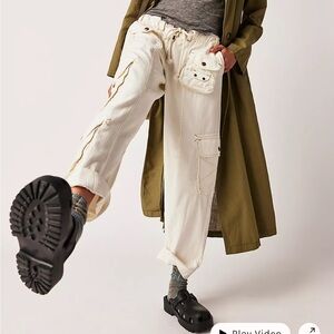 Free people Tahiti cargo pants
